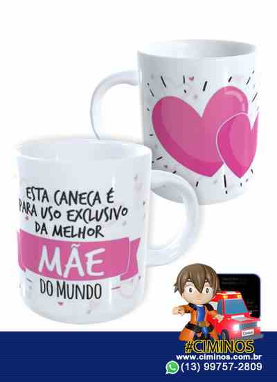 Caneca Personalizada Melhor Mãe