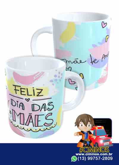 Caneca Personalizada Feliz dia das Mães