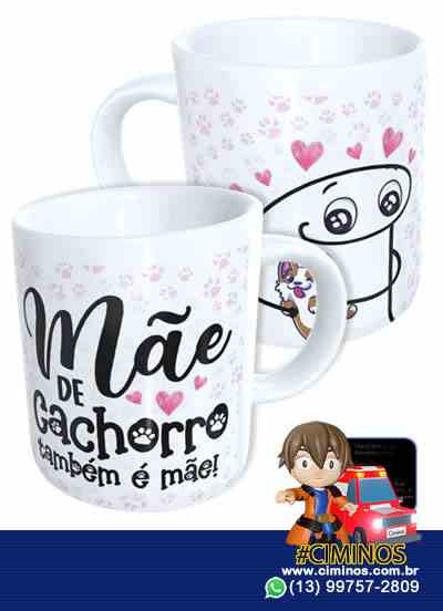 Caneca Personalizada Mãe de Cachorro