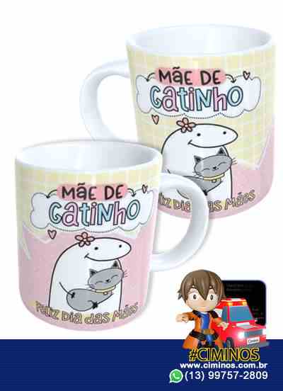 Caneca Personalizada Mãe de Gatinho