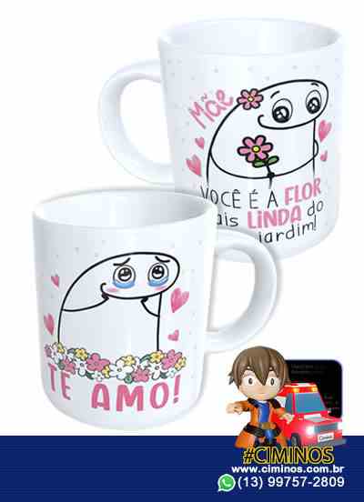 Caneca Personalizada Mãe Flor