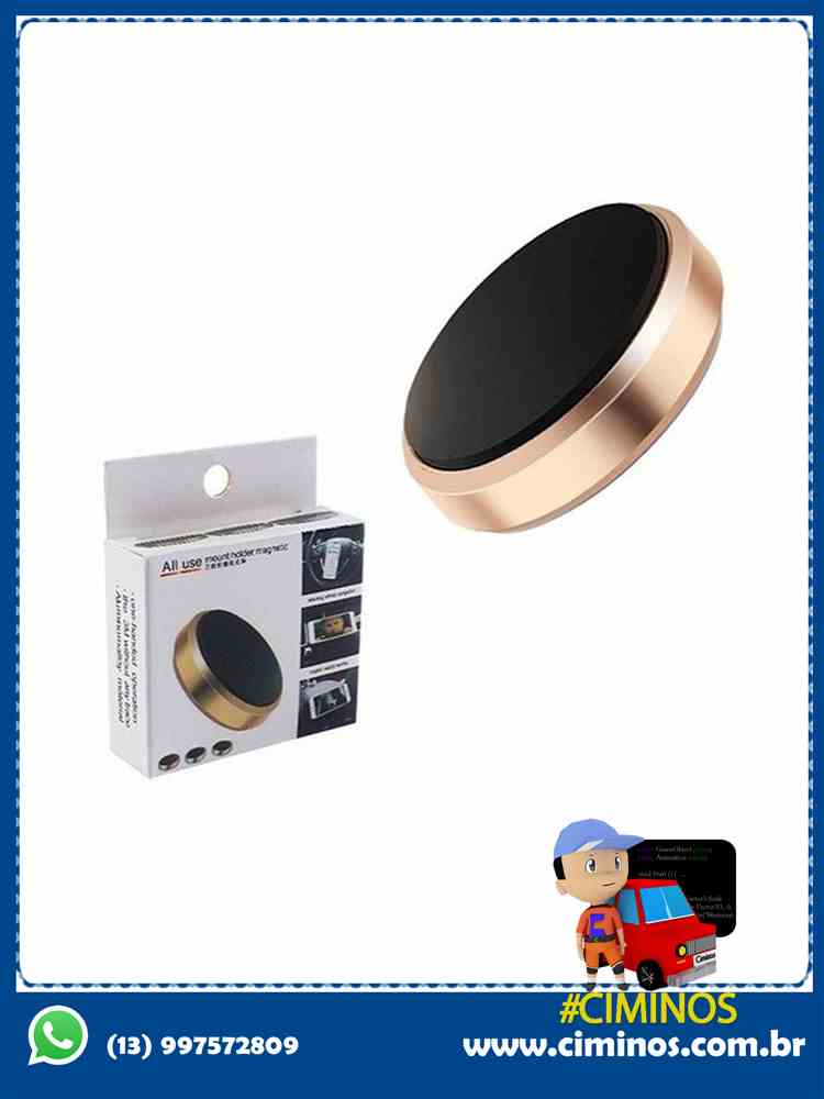 Suporte magnetico para automovel