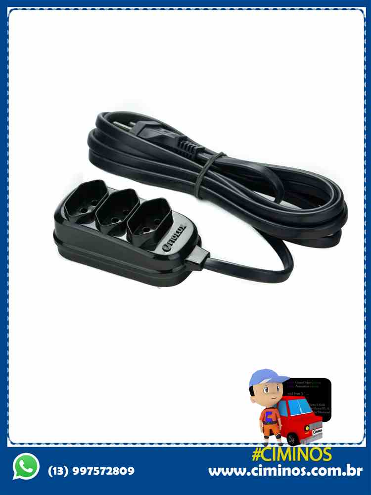 EXTENSAO ELETRICA 2m