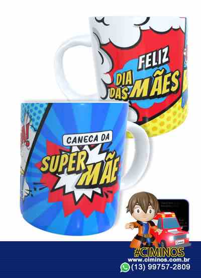 Caneca Personalizada SuperMãe