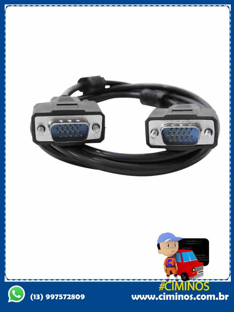 Cabo VGA gv brasil 1.8m