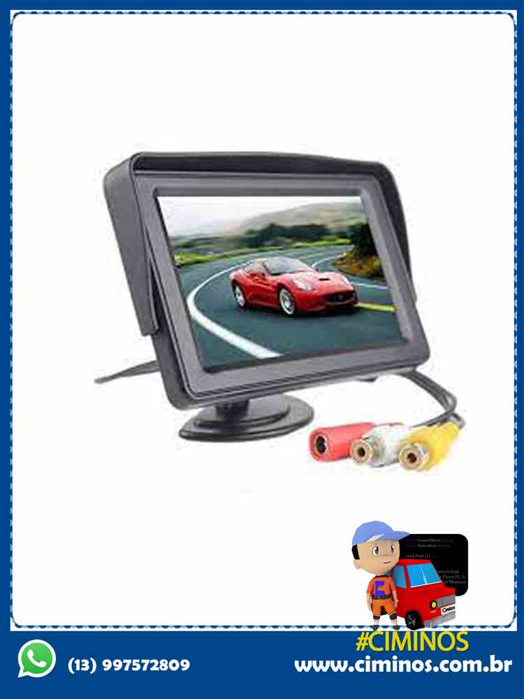 Monitor Automotivo LCD 4,3"