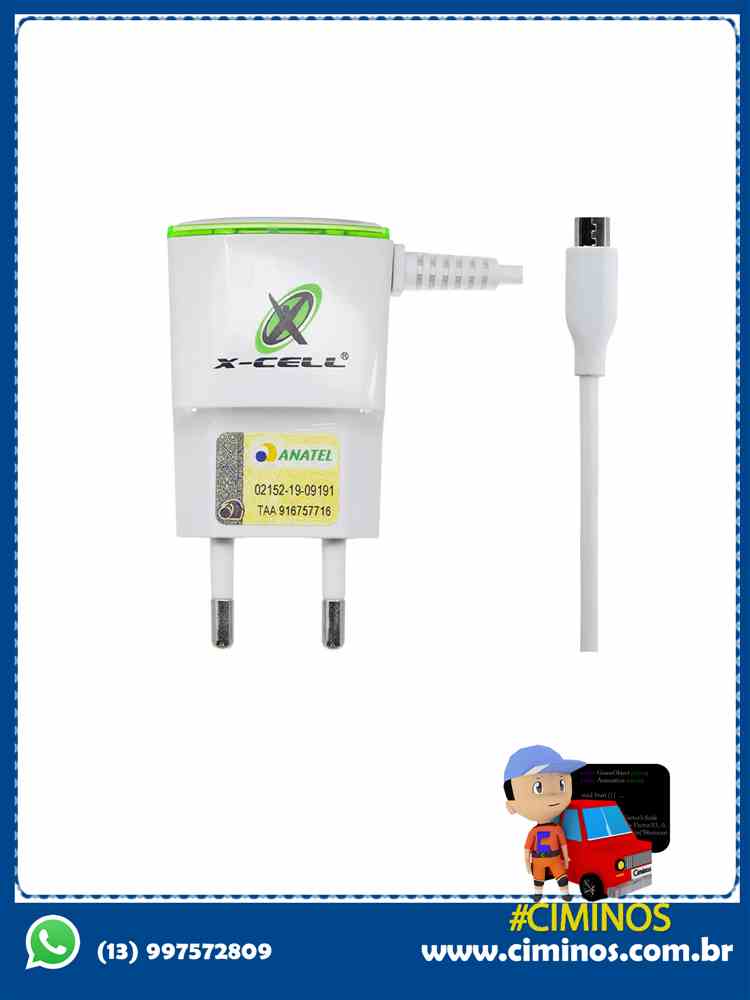 Carregador V8 1.5A XCell