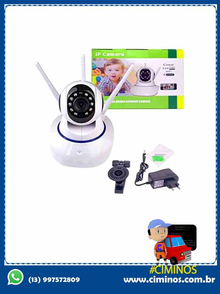 Camera Ip 3 antenas