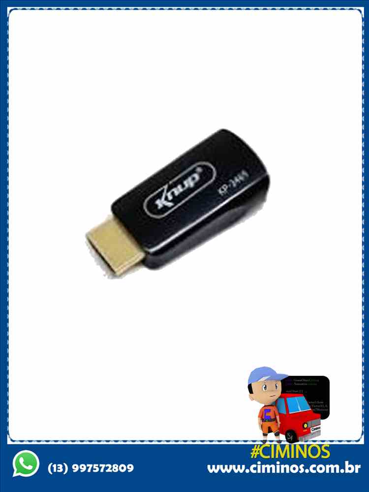 Conversor hdmi x vga