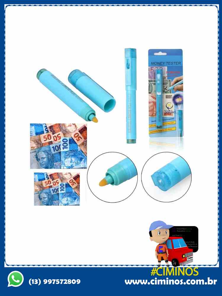 Caneta teste nota