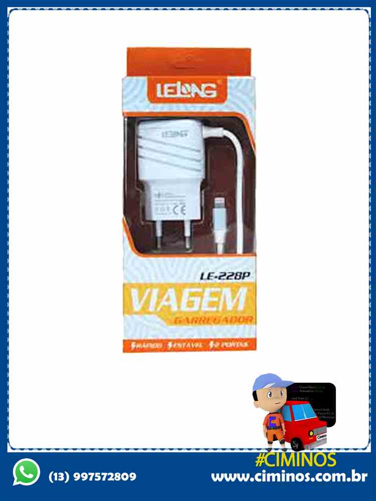 Carregador Iph 2.4A Lelong
