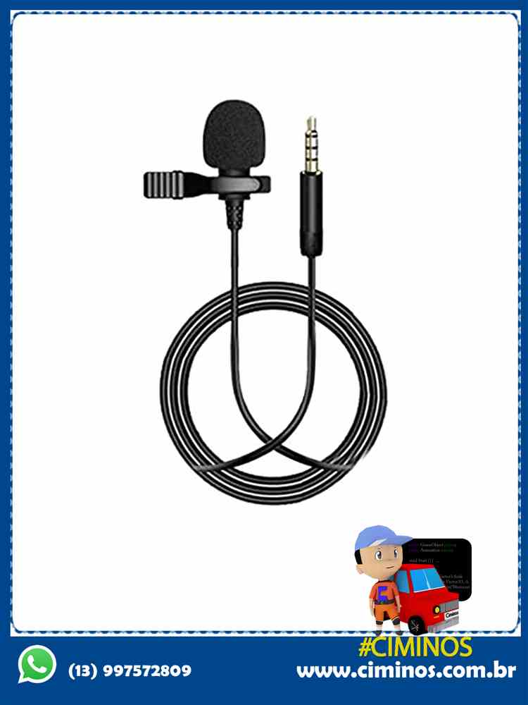 Microfone de Lapela