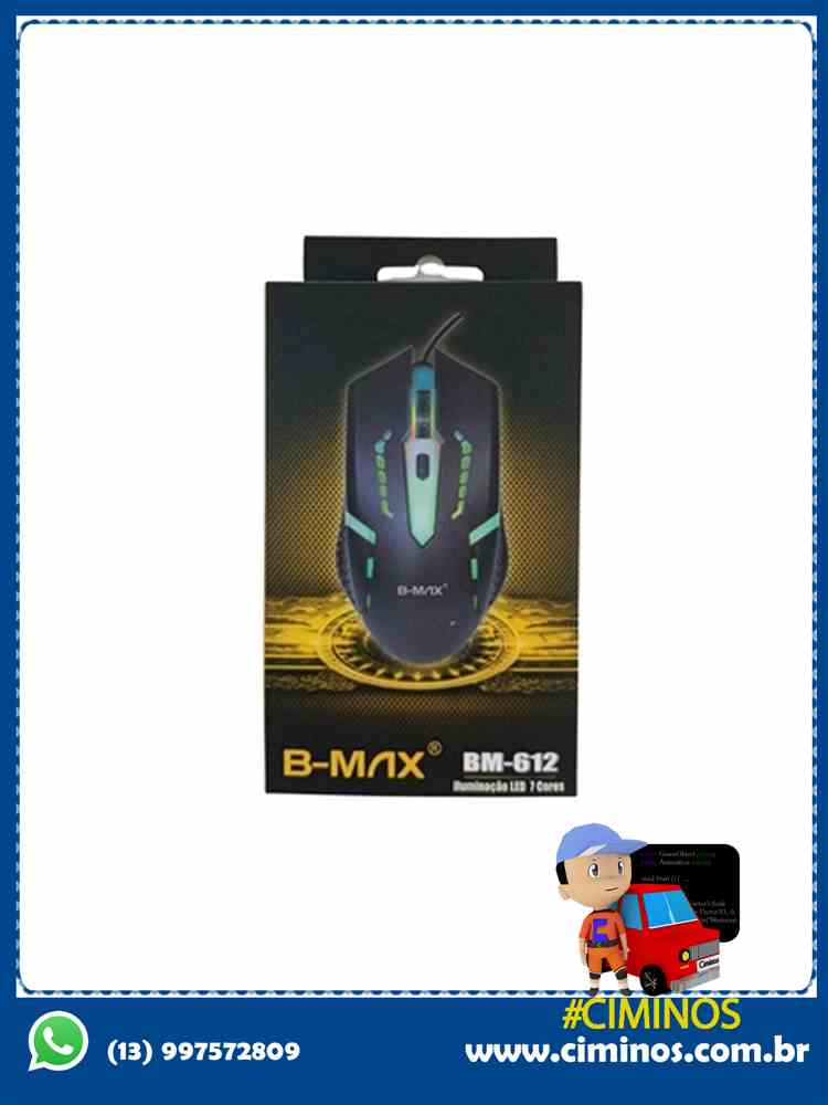 Mouse gamer com fio