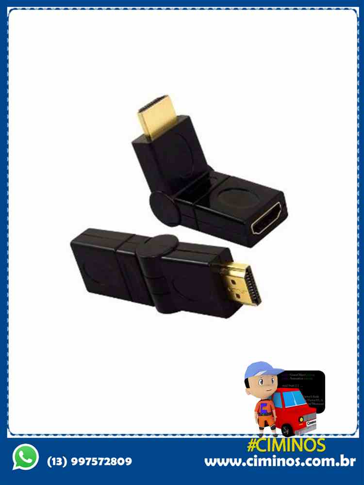 Adaptador HDMI 180º