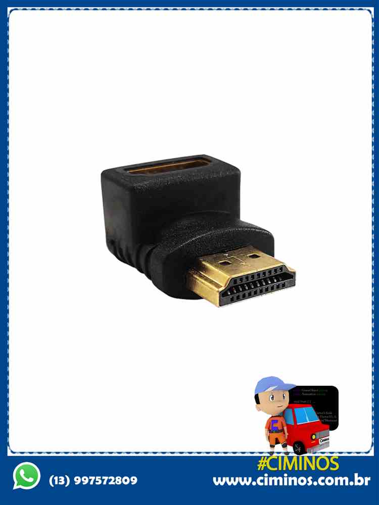 Adaptador HDMI 90º