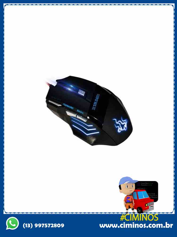 Mouse Gamer X Soldado 