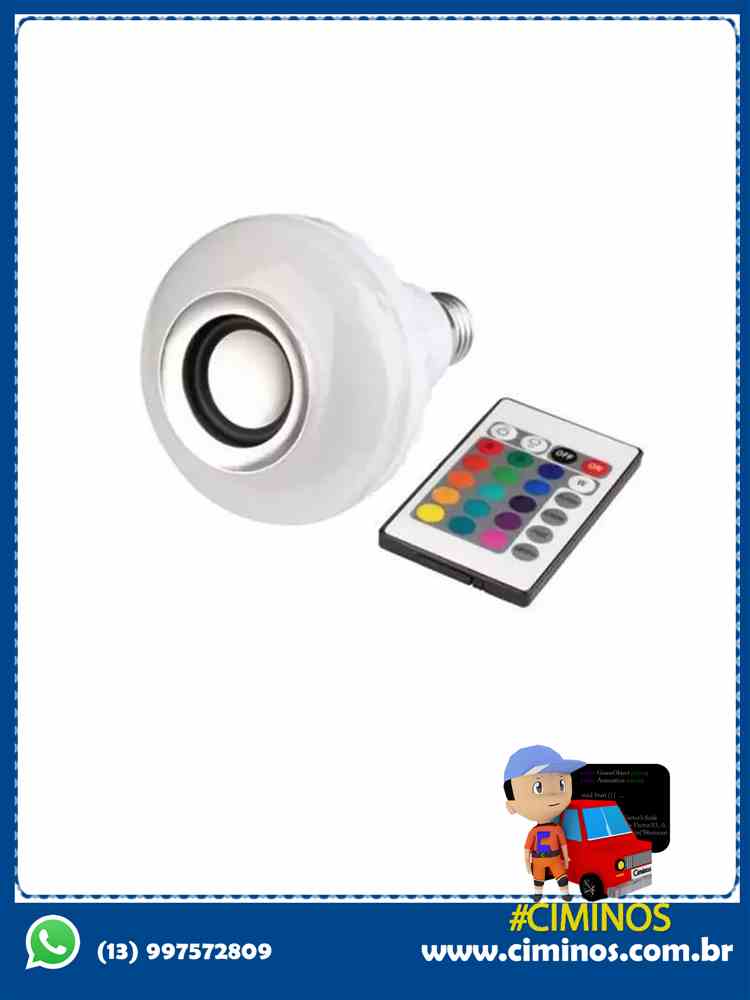 Lampada bluetooth 
