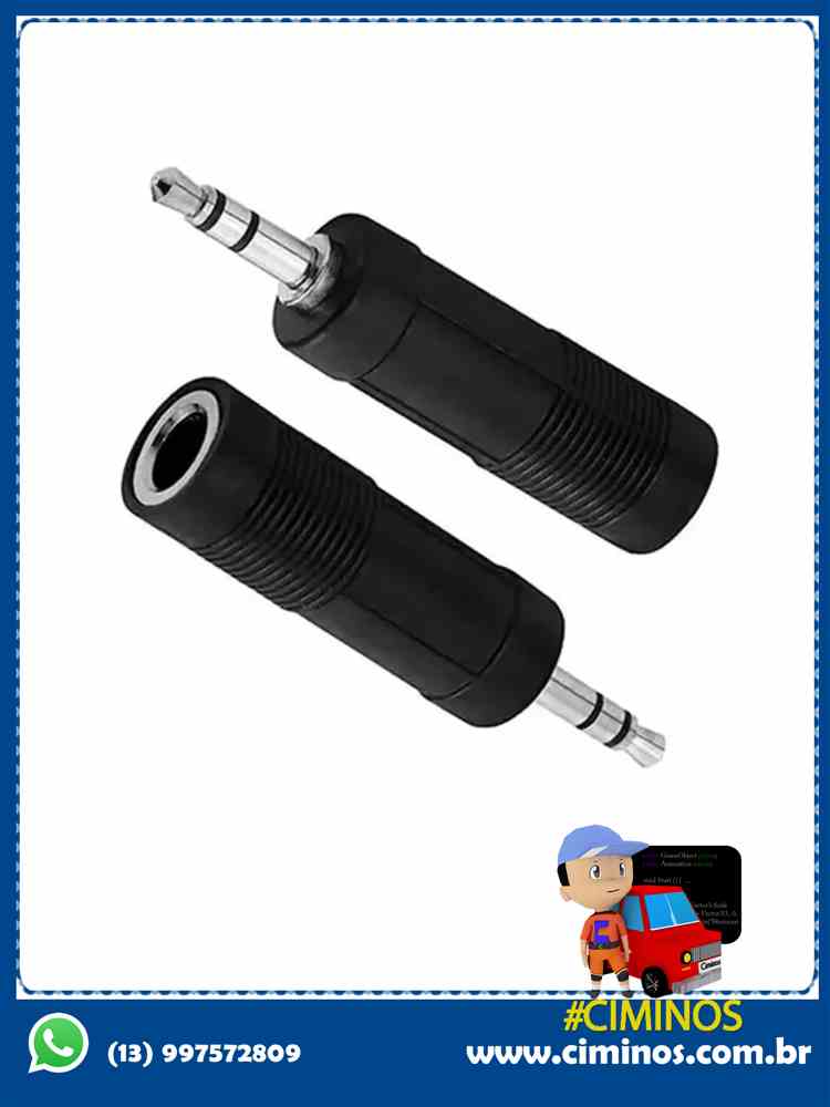 Adaptador P10 p/ P2