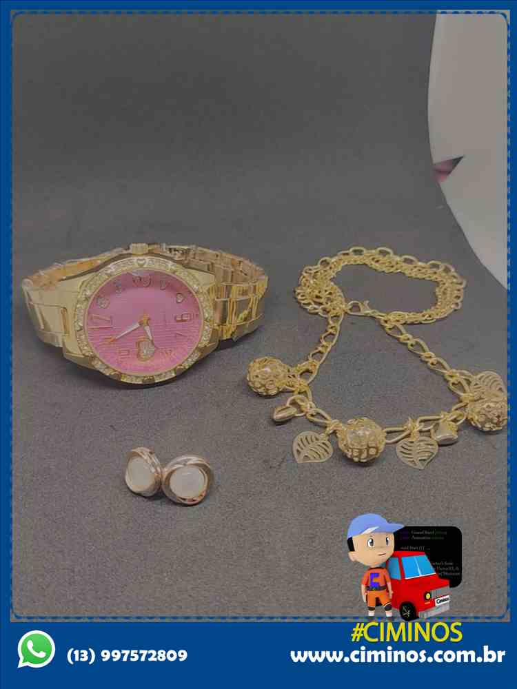 Kit Relogio Feminino