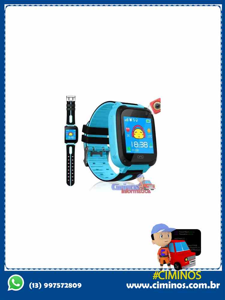 Relogio Inteligente Kids Azul