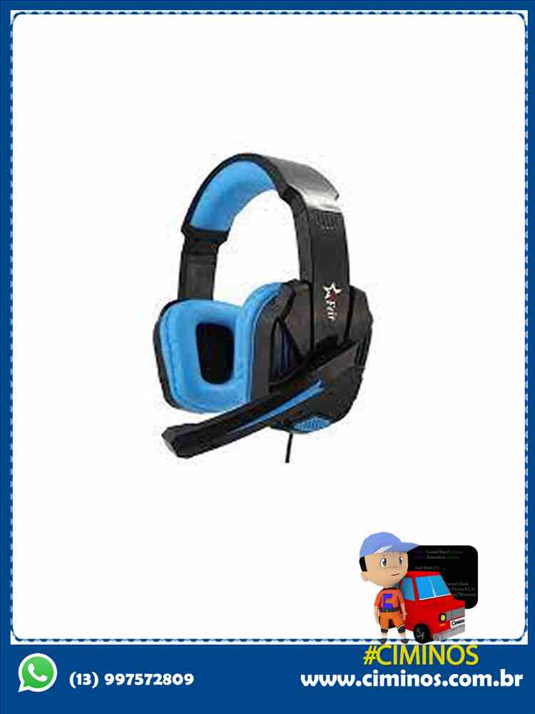Fone de ouvido gamer