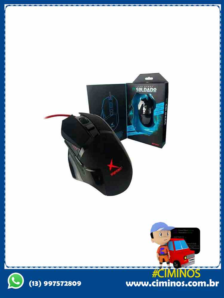 Mouse Gamer X Soldado 