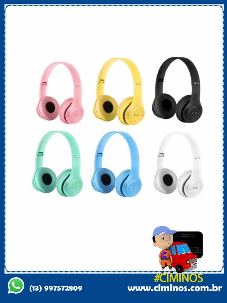Fone de ouvido bluetooth