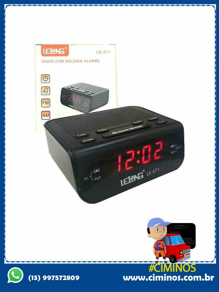 Radio Relogio LeLong